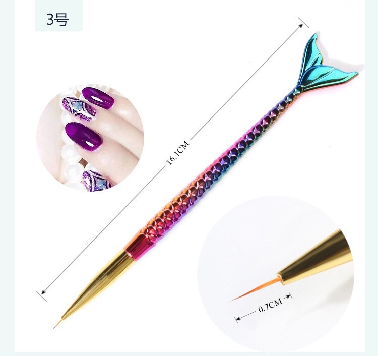 Nail Art Line Painting Brush Acrylic Thin Liner Drawing Pen