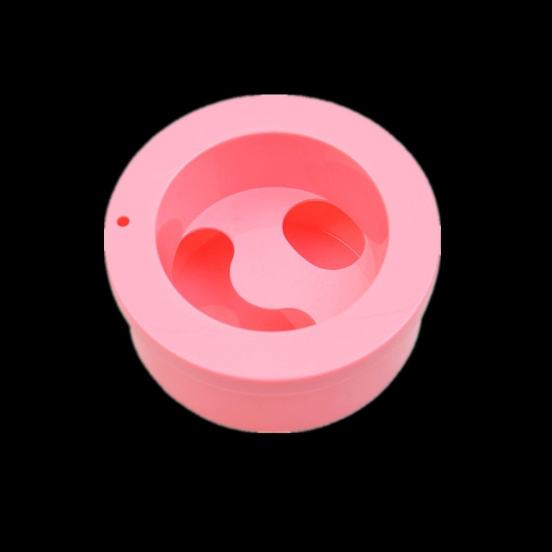 Portable Manicure Plastic Nail Polish Remover Bowl Nail Art Tools