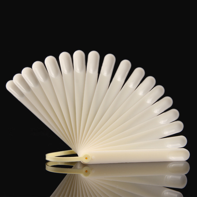 Fan-Shaped Nail Polish Color Display Natural Chart Color Display