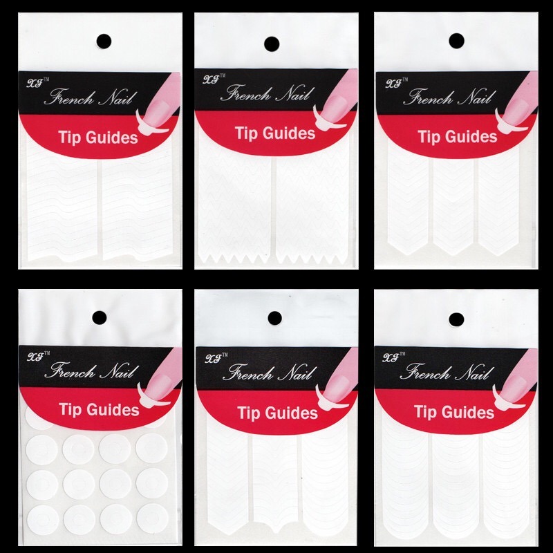 Manicure Nail Art DIY Salon French Guide Nail Stickers
