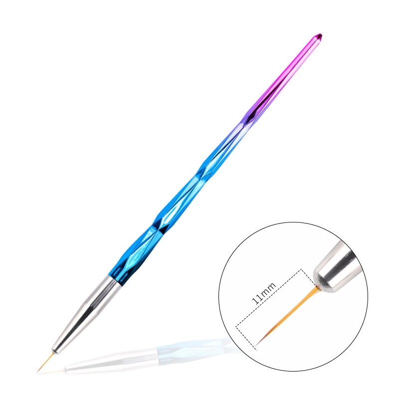 3PCS/Set Professional Nail Handle Liner Acrylic Brush Draw Brush Pen