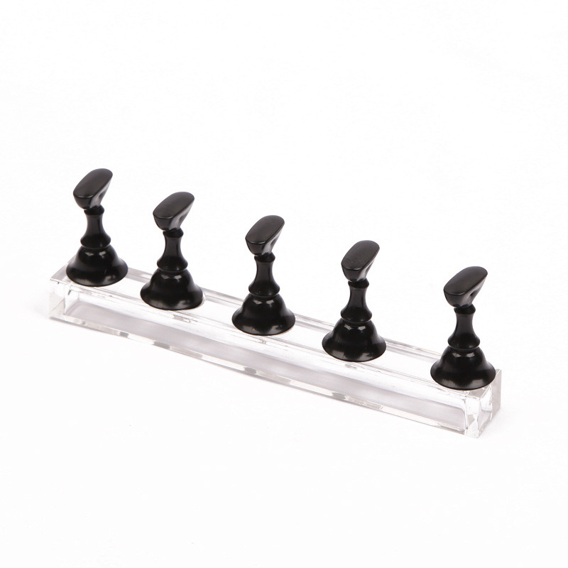 Nail Holder Practice Training Display Stand False Nail Tip Salon