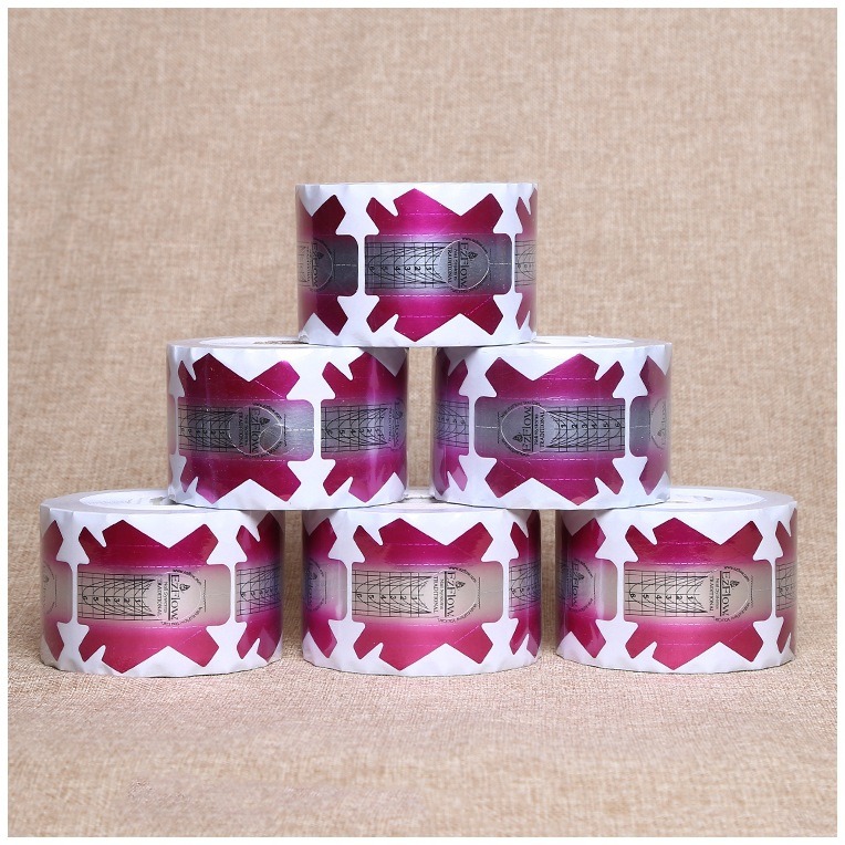 Alloy Red French Nail Form Tips Nail Art Guide Extension