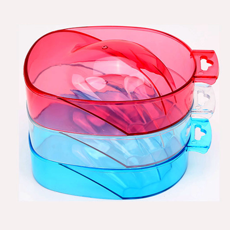 Nail Art Hand Wash Remover Soak Plastic Bowl Nail Manicure
