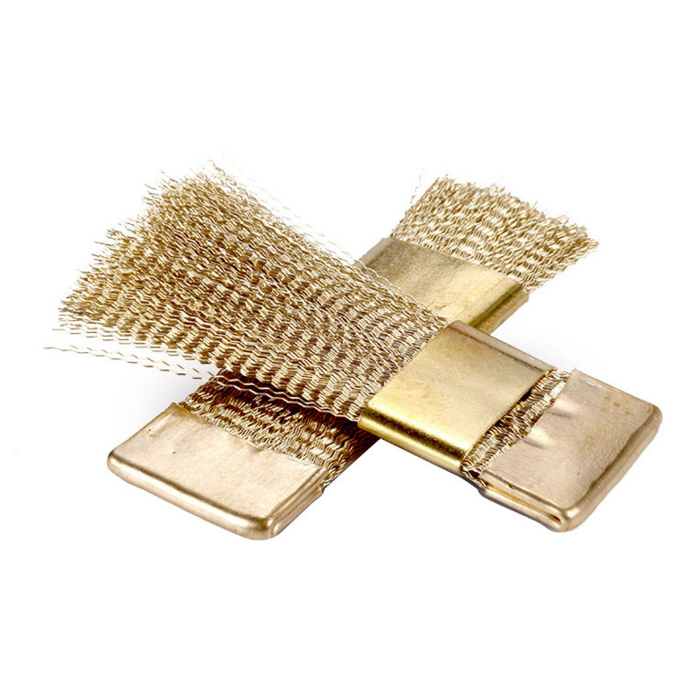 Portable Manicure Cleaner Brass Nail Art Drill Bits Cleaning Brush