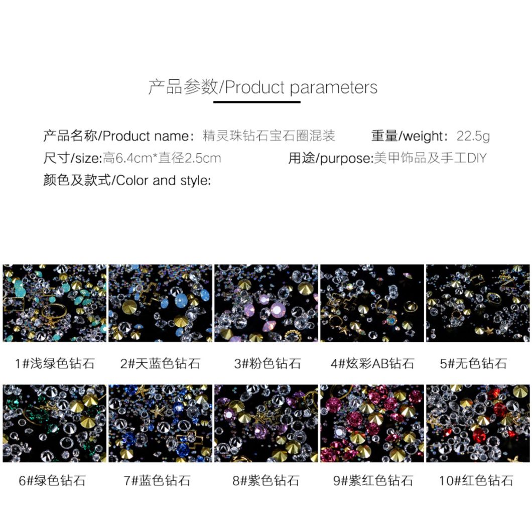 Nail Art Strass Stone Mixed Diamond Decoration Manicure