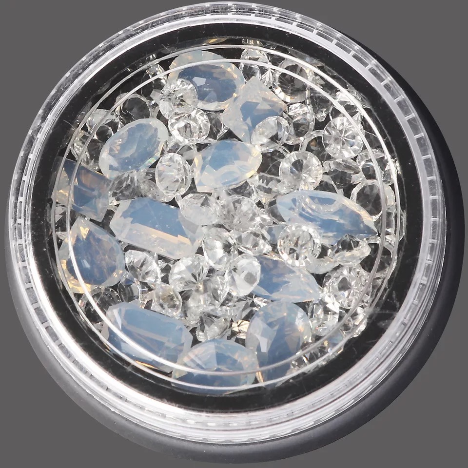 3D Nail Art Decorations Acrylic Diamond Different Shapes Nail Rhinestones