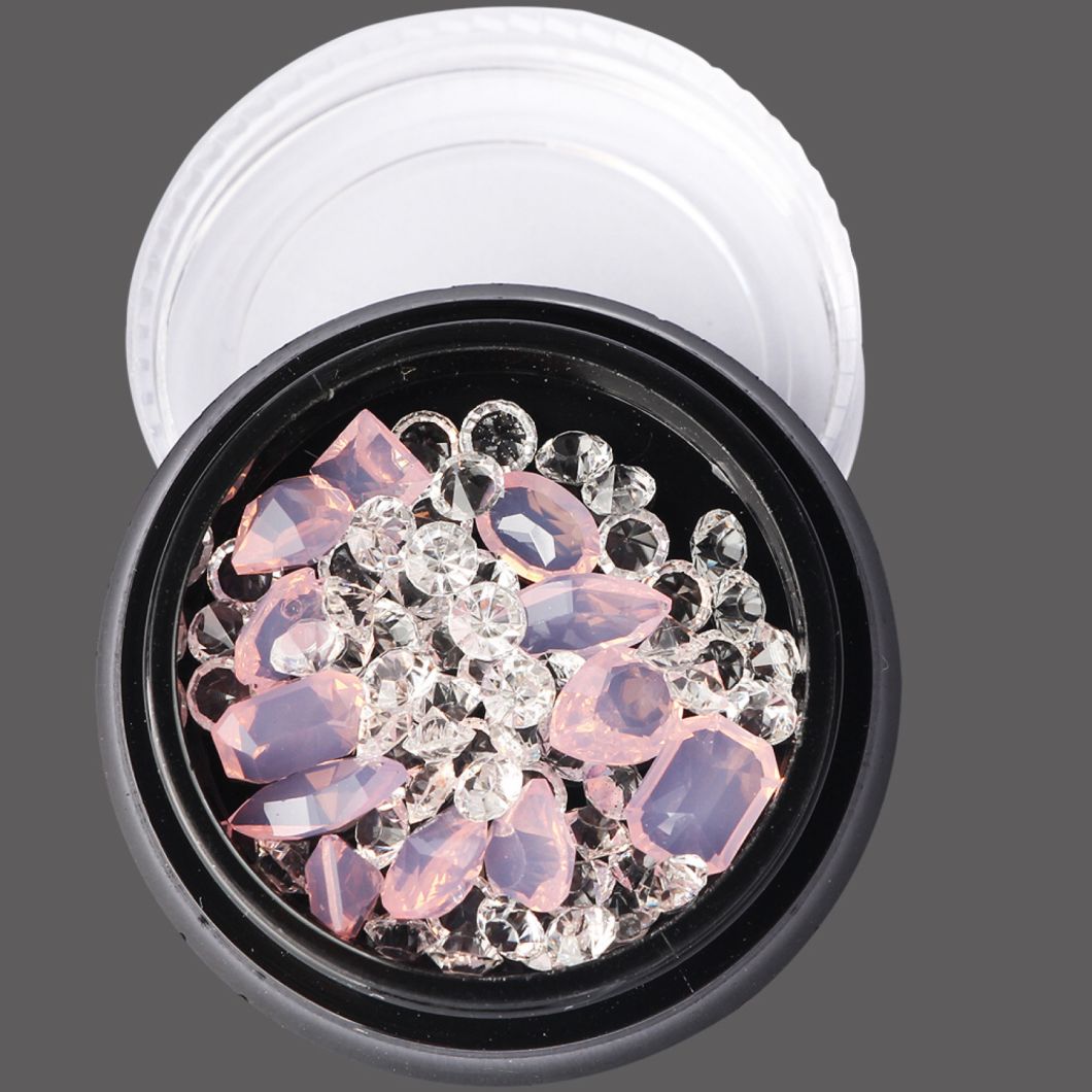 3D Nail Art Decorations Acrylic Diamond Different Shapes Nail Rhinestones