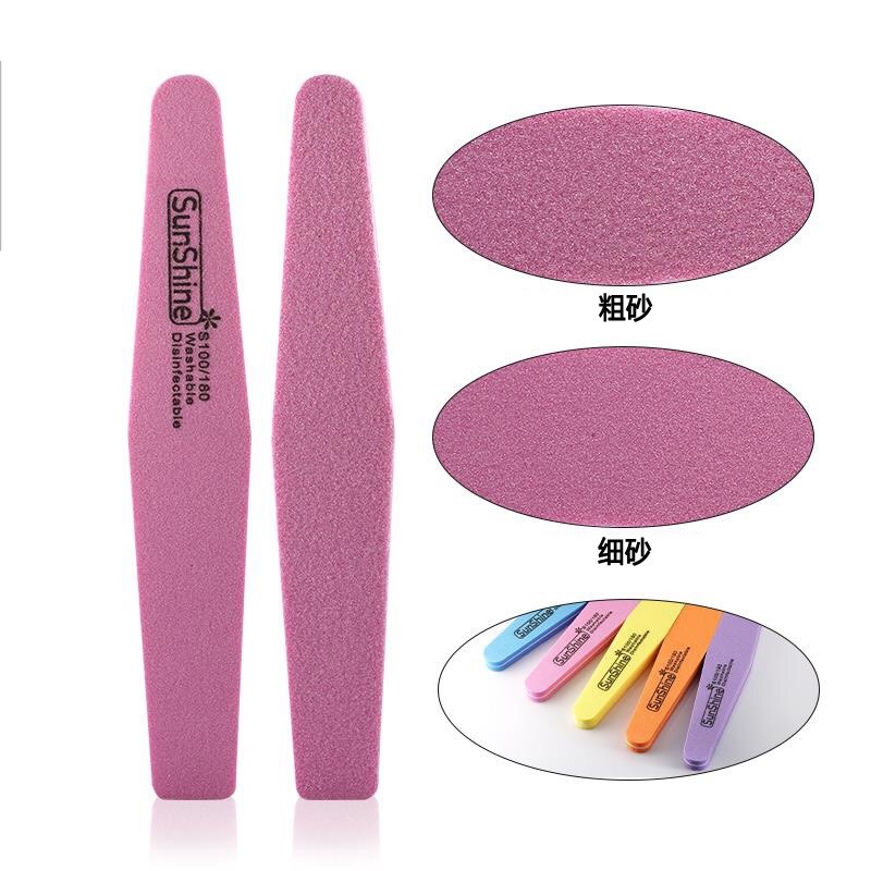 Rhombous Sponge Nail File Nail Art Tools Manicure Nail Care