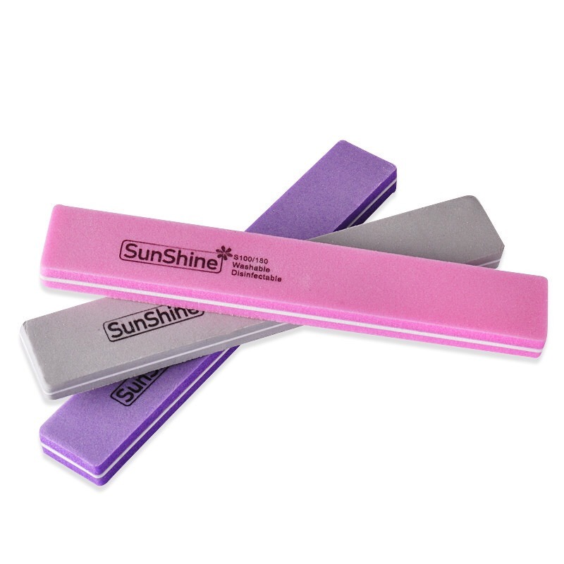 Soft Sponge Nail Art Tips Buffer Double Side Nail File Buffing