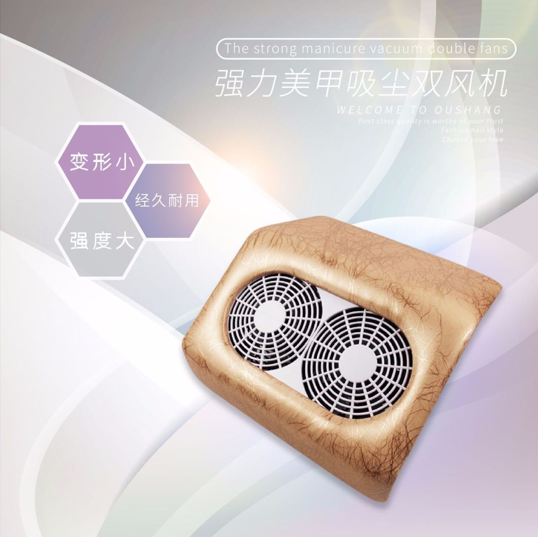 Strong Manicure Vacuum Double Fans Dust Collector Manicure Machine Tools