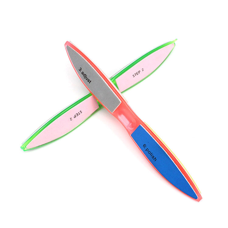 Multi-Use 6-Way Shiner Nail Files Buffer Block Sanding Nail Tool
