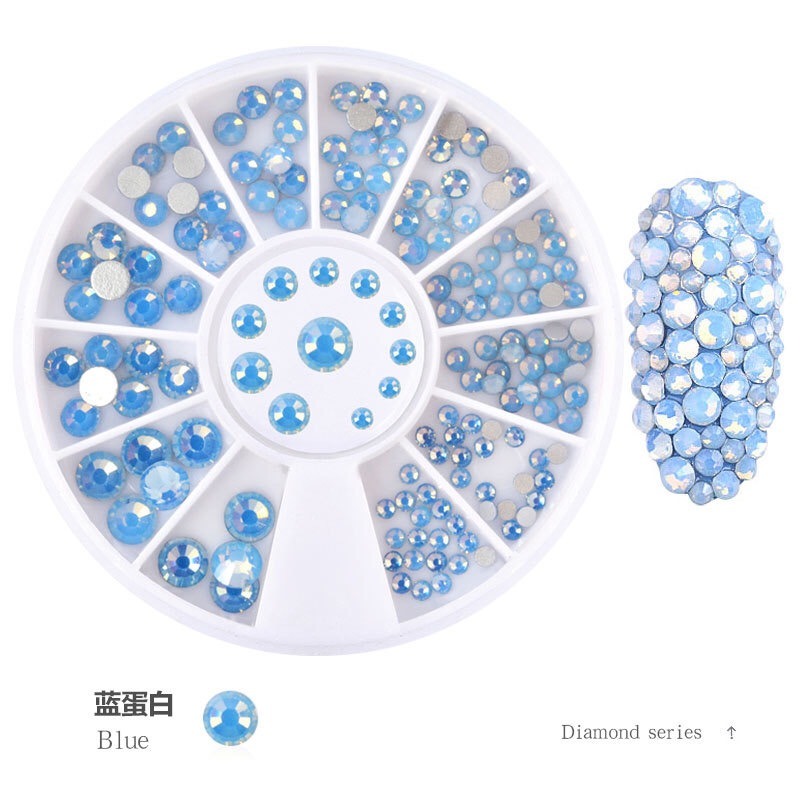 Opal Color Crystal Stones Glass Rhinestones Stones for Nails Art