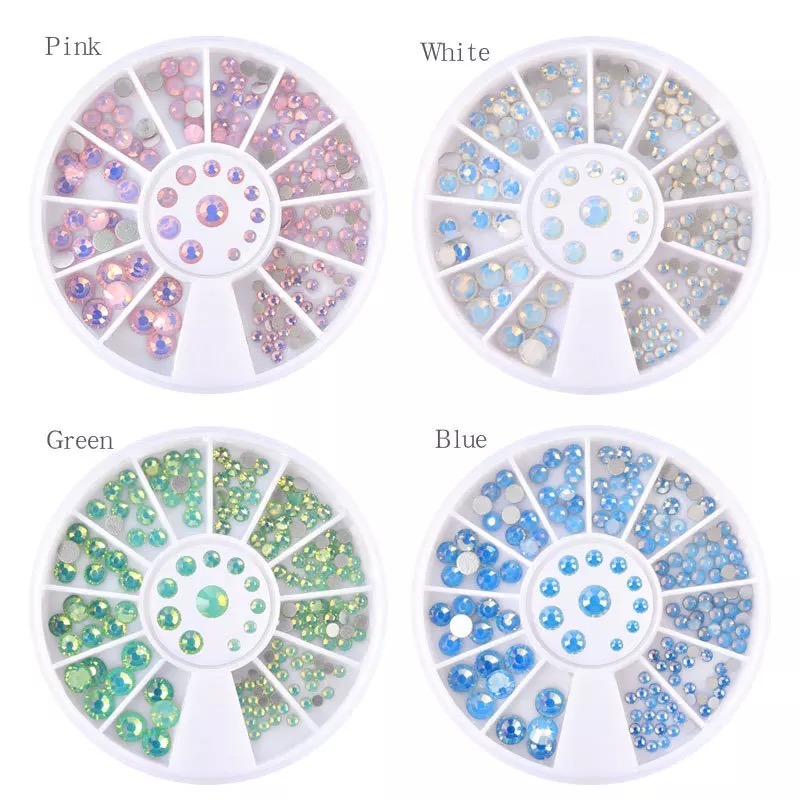 Opal Color Crystal Stones Glass Rhinestones Stones for Nails Art
