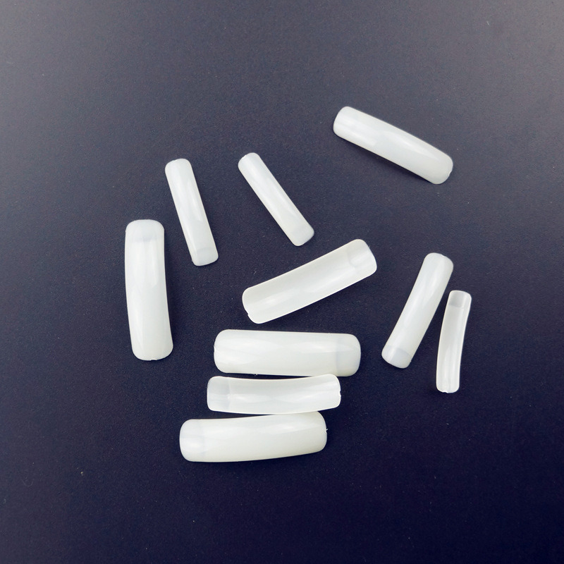 500PCS False Nail White French Empress Curve Nail Art Tips