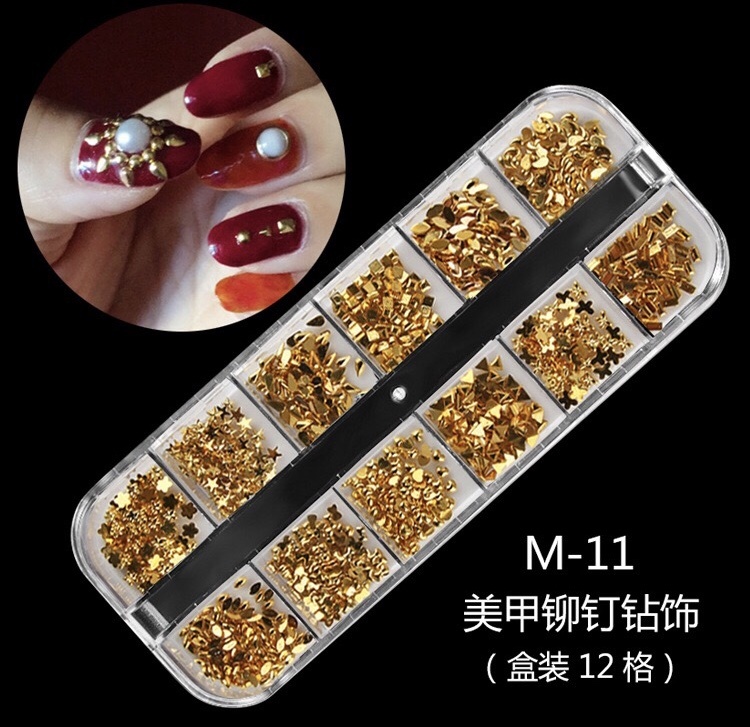 Mixed Multi-Size Nail Rhinestones 3D Decorations Nail Art Decorations