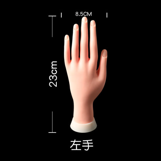 Nail Practice Hand Model Flexible Movable Prosthetic Soft Fake Hands