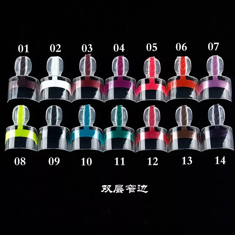 White French Fake Nail Tips for Art Nail